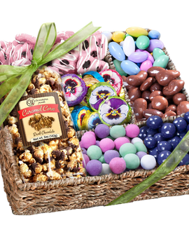 Spring Chocolate, Sweets, and Treats Gift Basket